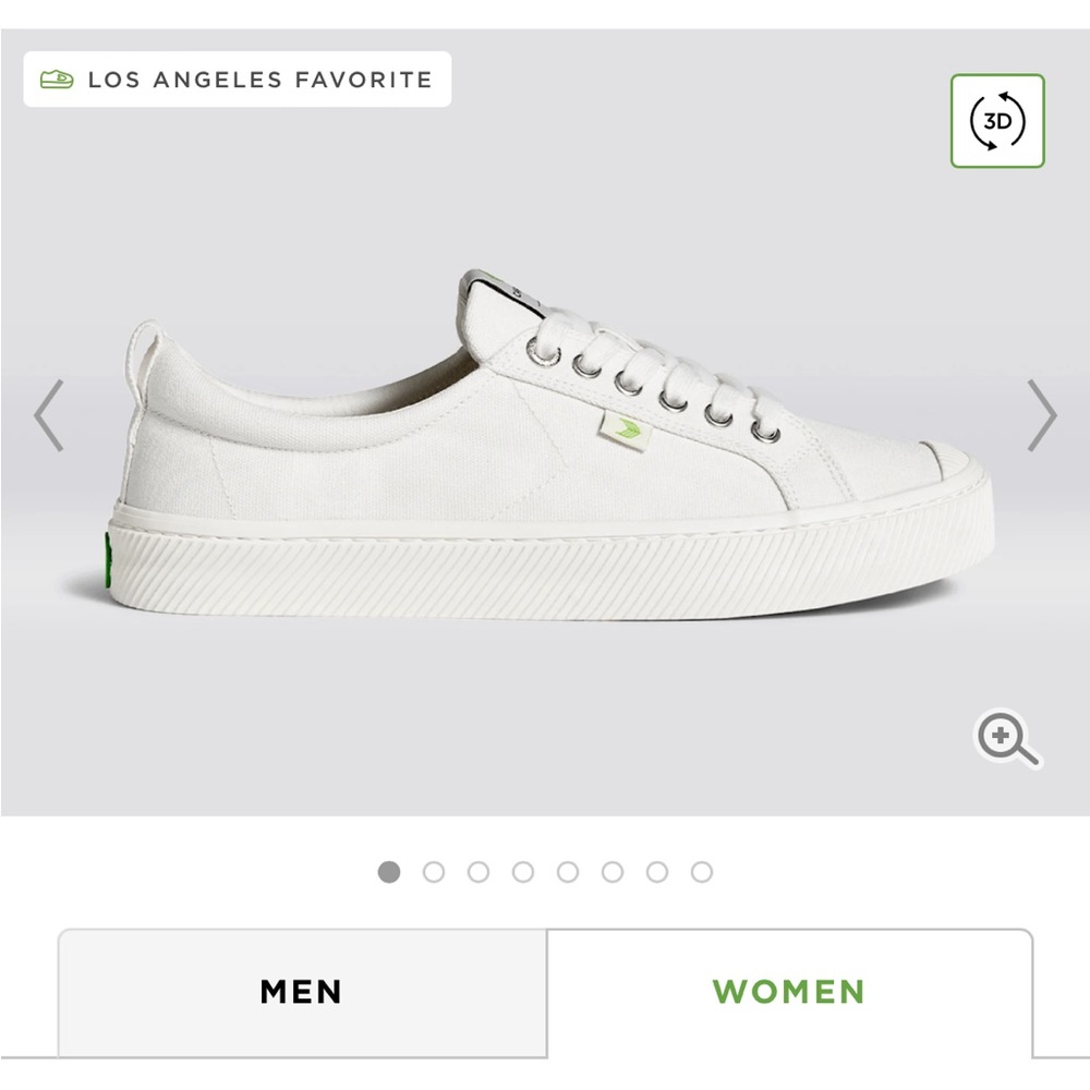 New! Cariuma OCA Low Sneakers  Size 10 (unisex)Off White